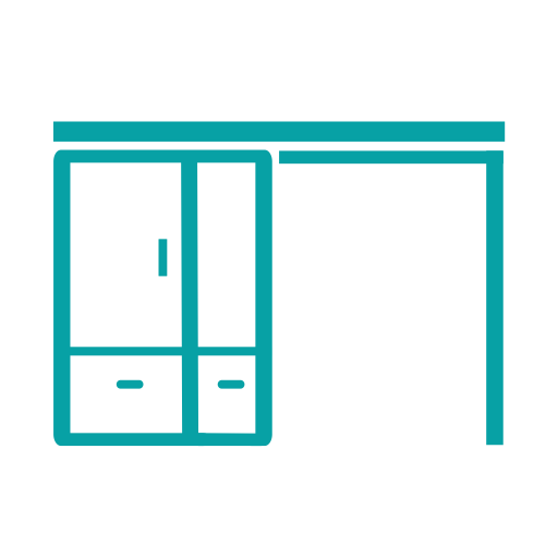 Laundry Cabinet svg vector icon