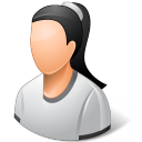 female, person, undefined icon
