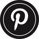 logo, media, pinterest, social svg vector icon