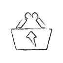 bag, bucket, business, ecommerce, finance, financial, shopping svg vector icon