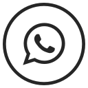 logo, media, social, whatsapp svg vector icon