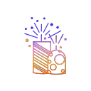 bombs, diwali, festival, fireworks, lights svg vector icon