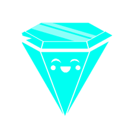 rave,diamond,blue icon