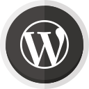 online blogging, wordpress, wordpress logo svg vector icon