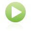 button, green, play icon