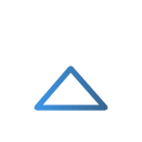 uparrow,arrow,blue,up,ascend,rise,ascending,upload,increase icon