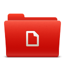 docs, folder, new, red, soda icon