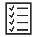 bullet, checklist, cv, list, resume, text, to-do svg vector icon