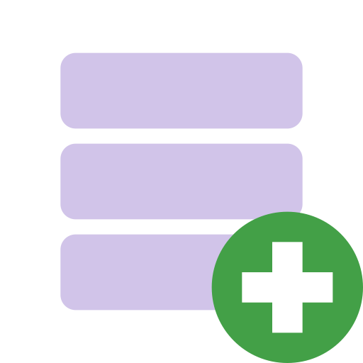 Add Database svg vector icon