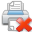 print,delete,del,remove,printer icon