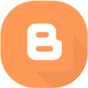 blogger, circle, design, material, online, web, website svg vector icon