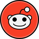 media, reddit, social svg vector icon