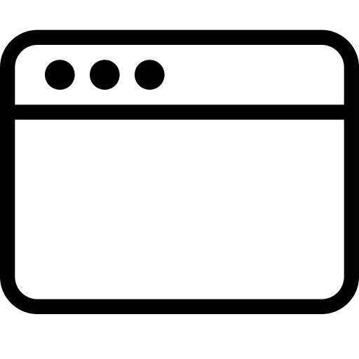 The Window svg vector icon