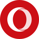 browser, circle, opera, round svg vector icon
