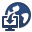 download, earth icon