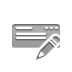 check,pencil icon