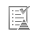 white,list,pyramid icon