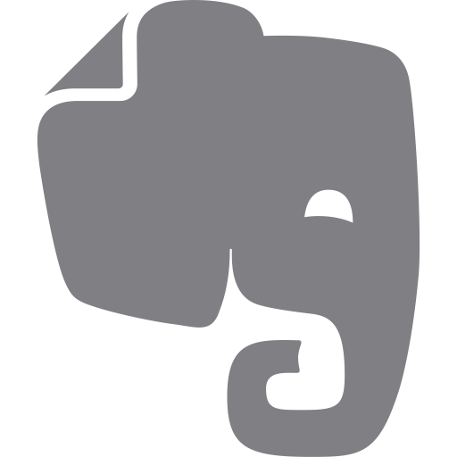 Social Evernote svg vector icon