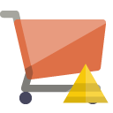 shopping,cart,pyramid icon