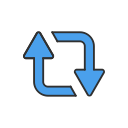 repeat, retweet, share, twitter svg vector icon