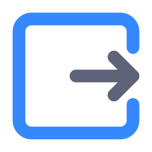 Sign Out svg vector icon