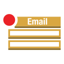 amazon, copy, email, notification, services, sns svg vector icon