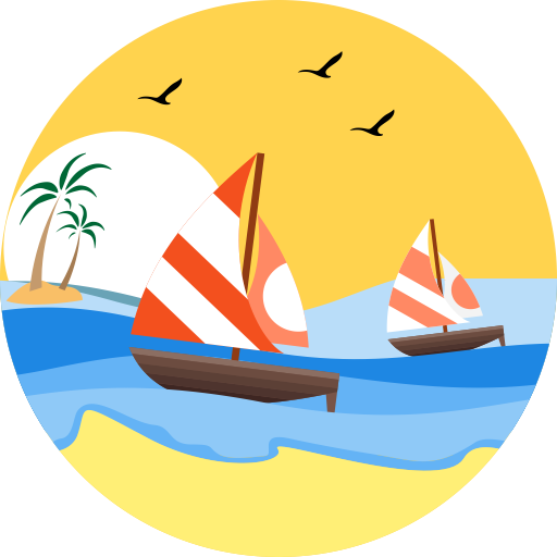 Sailboat svg vector icon
