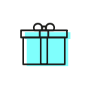 christmas, christmastime, gift, holiday, jesus, present svg vector icon