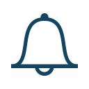 alarm, bell, sound svg vector icon