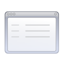 list, text, view icon
