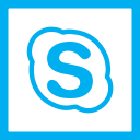 colored, high quality, media, skype, social, social media, square svg vector icon