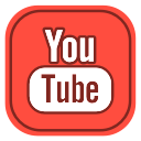 media, social, youtube svg vector icon