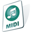 midi,file,paper,document icon