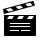 clapperboard icon