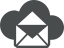 cloud, cloud computing, communication, envelope, letter, mail, open svg vector icon