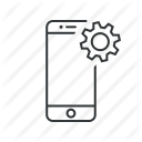 iphone, mobile, mobile setttings, options, phone, settings, smartphone icon