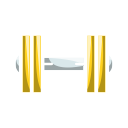 barbell, dumbbells, fitness, gym, muscles svg vector icon