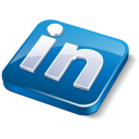 linkedin, social media icon