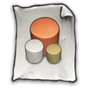 three,dimensional,model,file icon