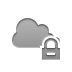 cloud,lock icon