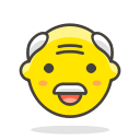 1, man, old svg vector icon