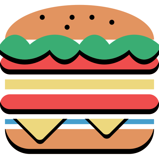 Burger Huge svg vector icon