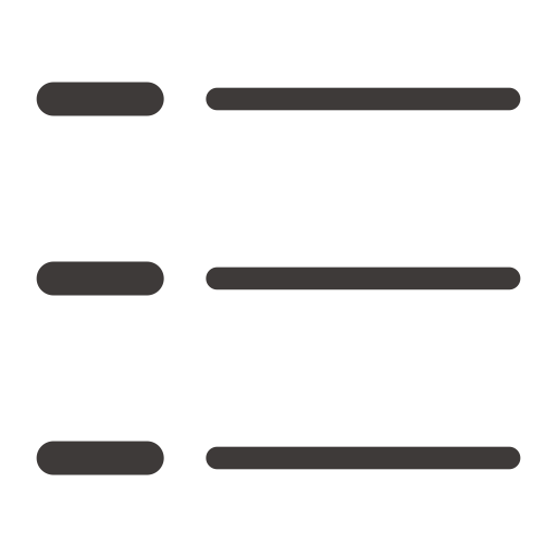 Menu svg vector icon