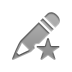 pencil,star icon