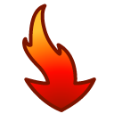 speed,download,descending,fall,decrease,down,descend icon