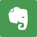 evernote, media, social, square svg vector icon