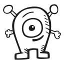 alien, astronomy, creature, extraterrestrial, space svg vector icon