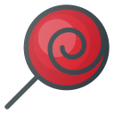 candy, lollipop svg vector icon