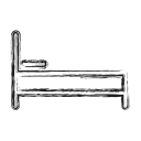 bed, hotel, productivity, shape, sleep, social svg vector icon