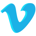 media, social, vimeo svg vector icon